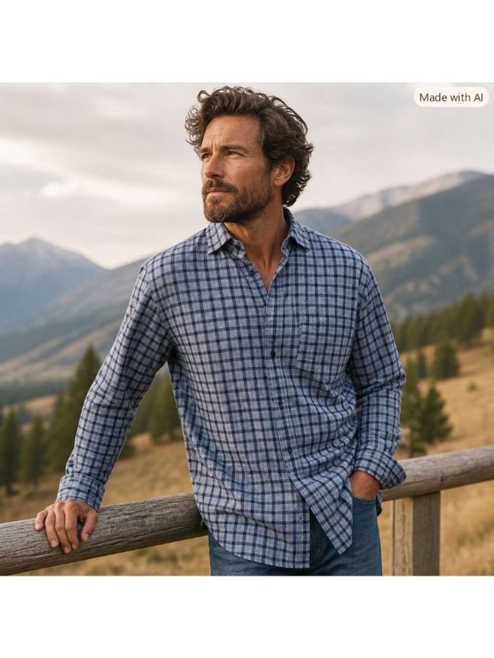 johnnie-O Big & Tall Ajax Hangin Out Button Down Shirt Laguna Blue Size 1X LT